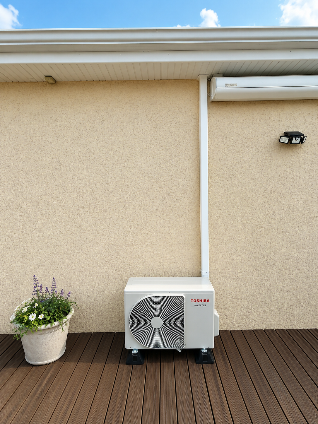 Installation balcon &mdash; exemple de pose contrainte chiffr&eacute;e par Azura